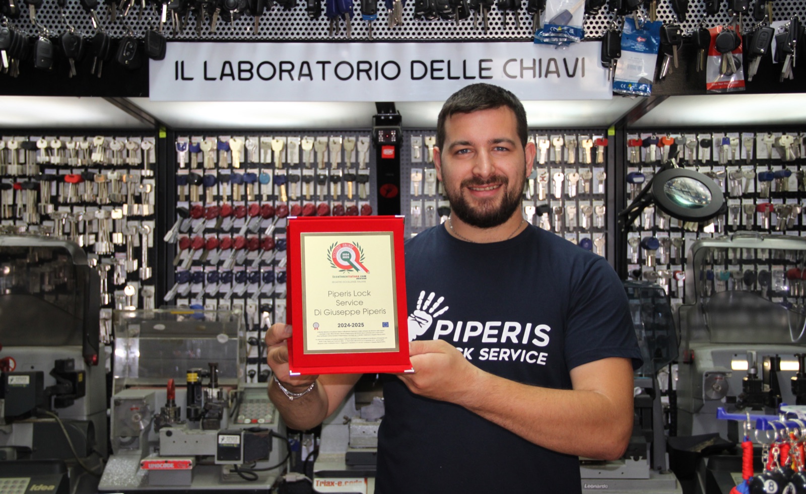 Giuseppe Piperis, titolare di Piperis Lock Service
